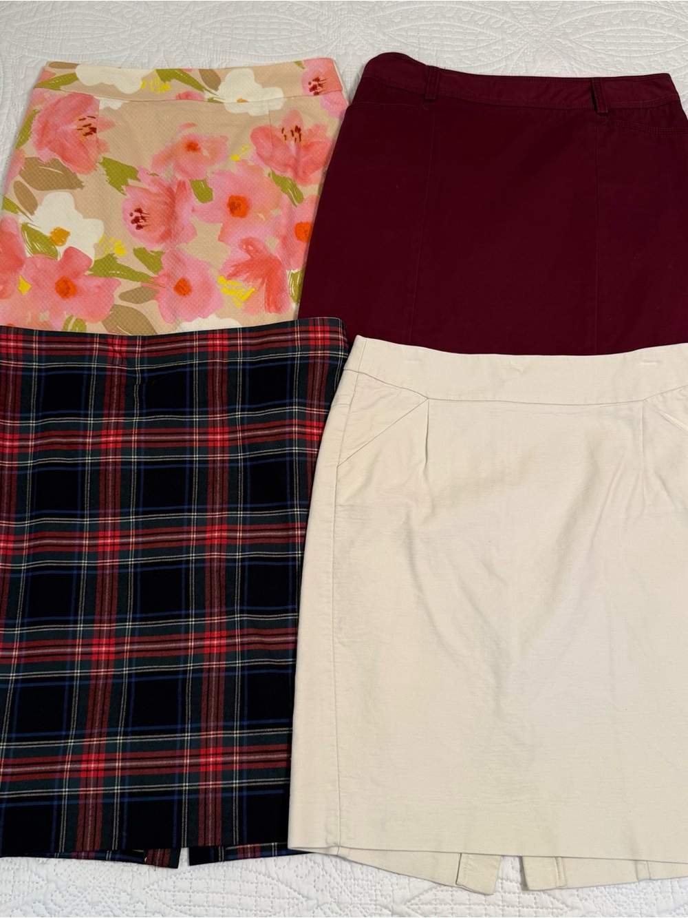 J.Crew Women's Size 8 Pencil Skirt Lot 17 Skirts HTF Patterns Plaid Floral Ikat - Picture 4 of 9